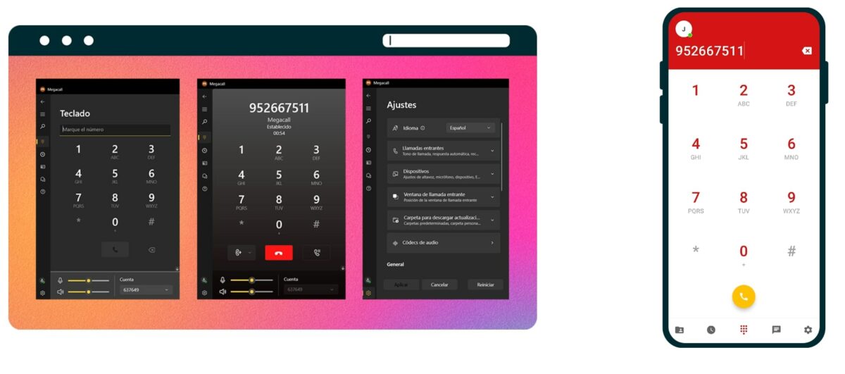 Softphone Megacall