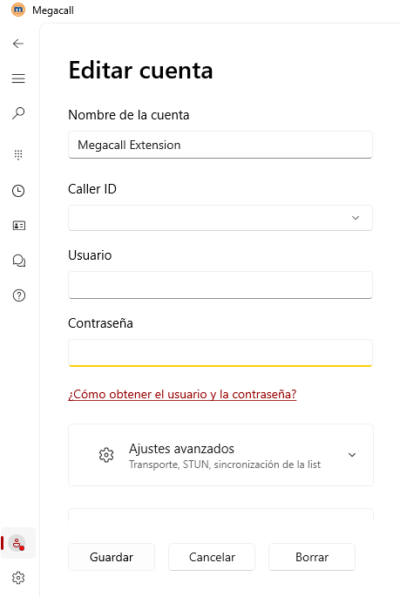 Megacall para Windows