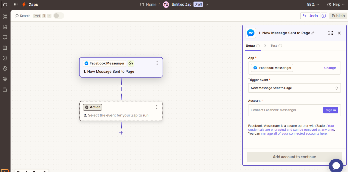 Configurar Zapier