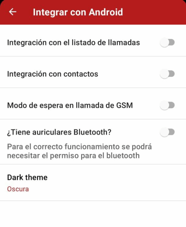 Integración agenda