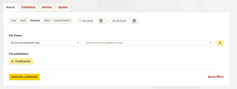 Analítica de voz Megacall