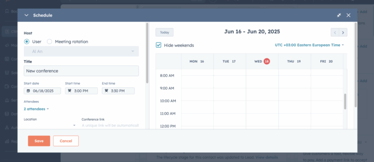 Integración Megacall con HubSpot