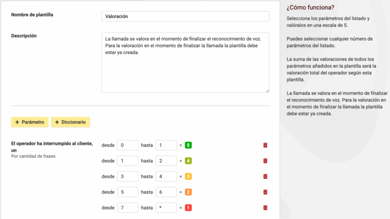Analítica de voz Megacall