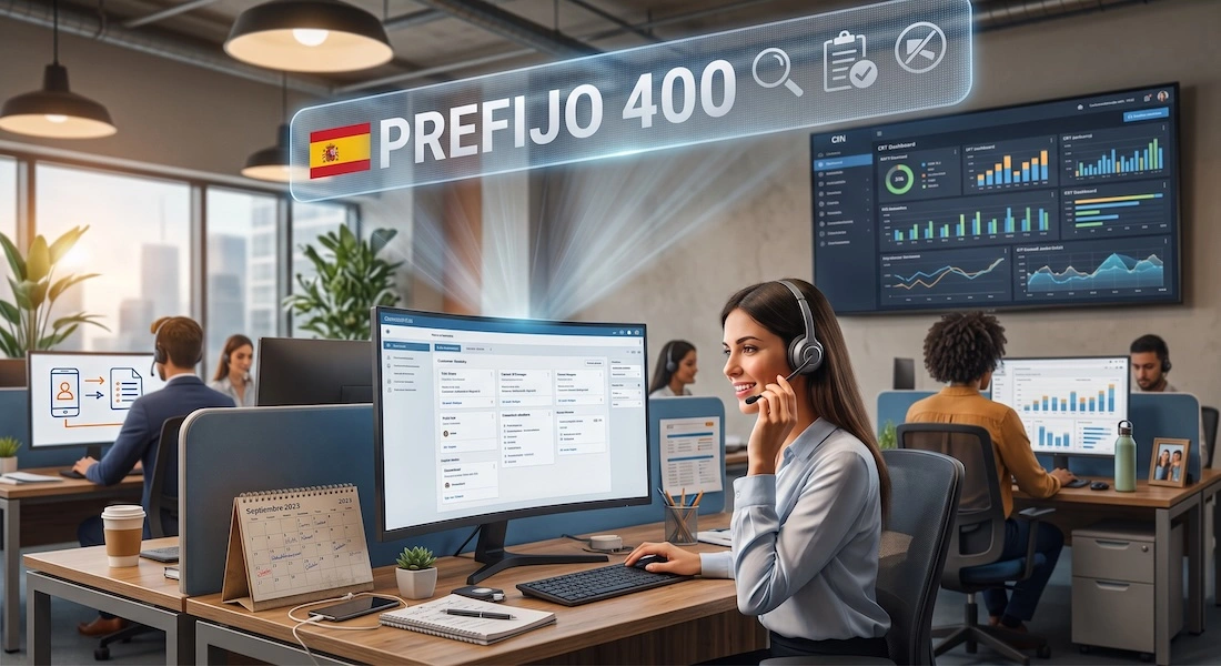 Prefijo 400 llamadas comerciales