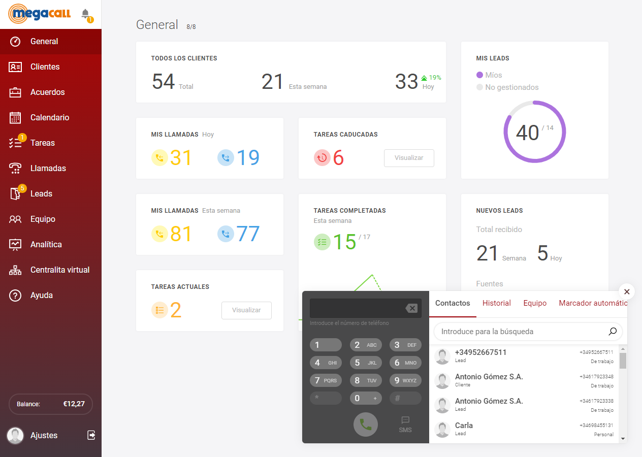 Megacall CRM – Setup manual