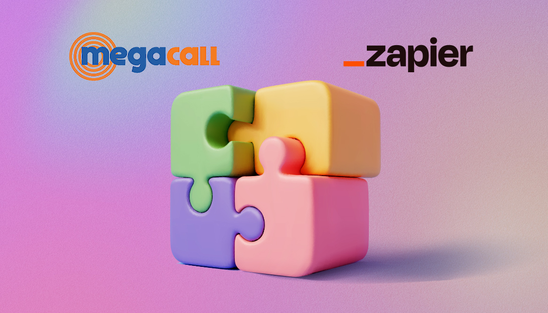 Megacall virtual PBX integration with Zapier