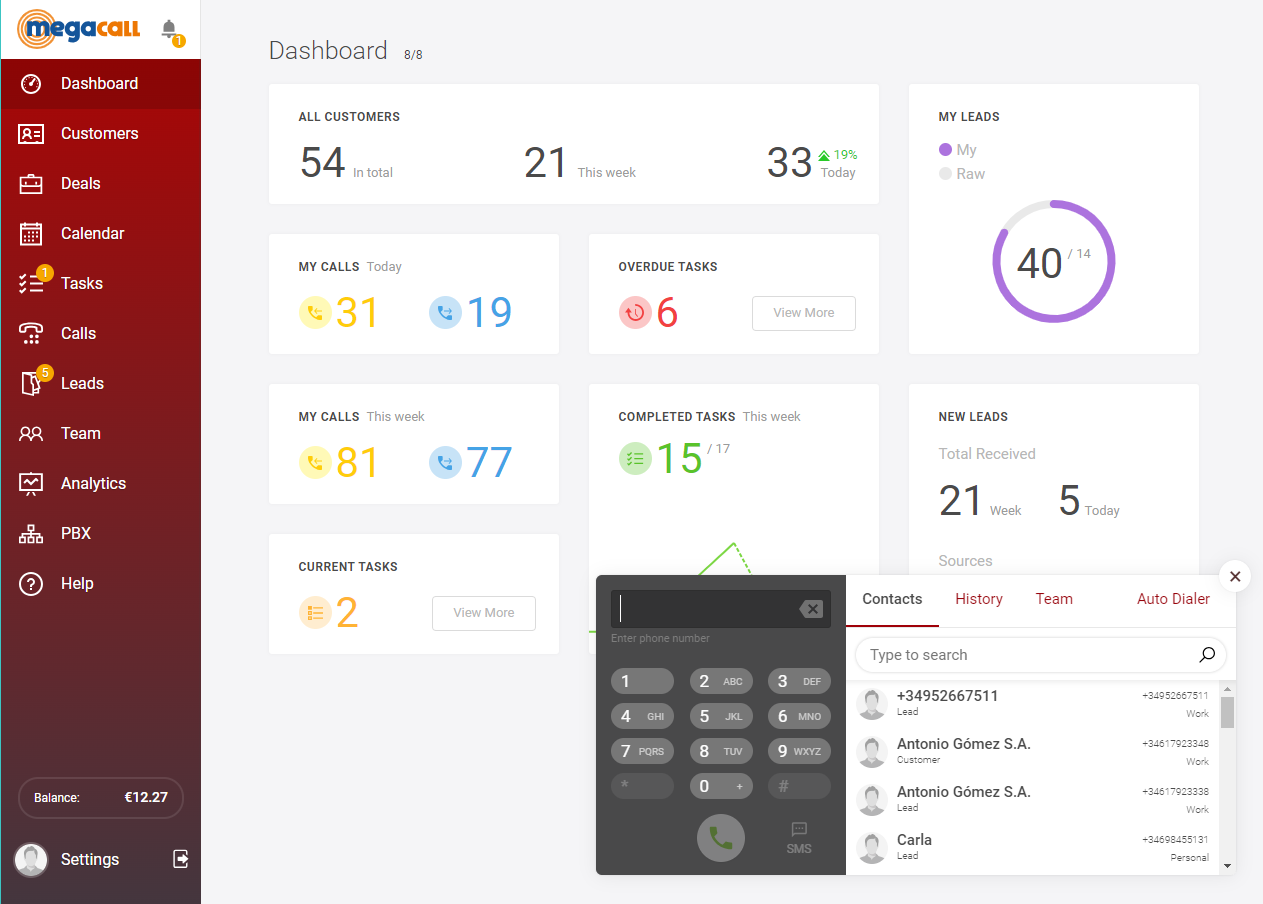 Megacall CRM
